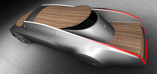 Citroen concept car, Changwoo Shim, futuristic concept