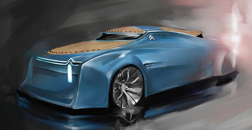 Citroen, futuristic car, Changwoo Shim, future vehicle