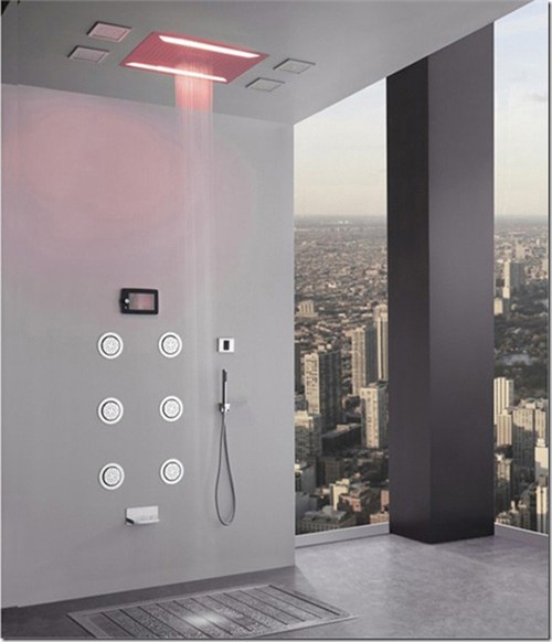 electronic shower system