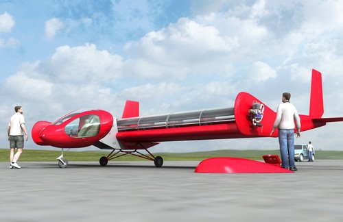 Futuristic Aircraft, ultralight airplane