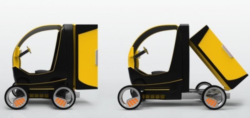 urban goods transportation, futuristic vehicle