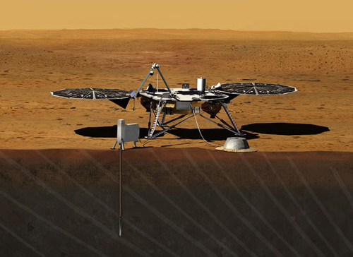 InSight, NASA, spacecraft, Red Planet, Mars, NASA Discovery Program mission, futuristic spacecraft