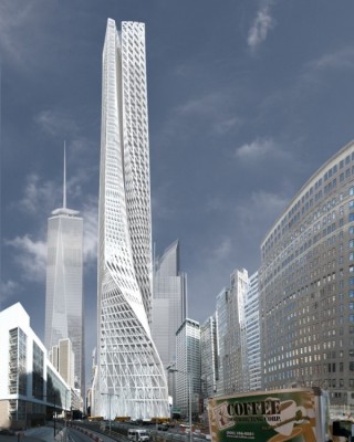 Edgar Street Towers, Lower Manhattan, IwamotoScott, futuristic architecture, American architecture