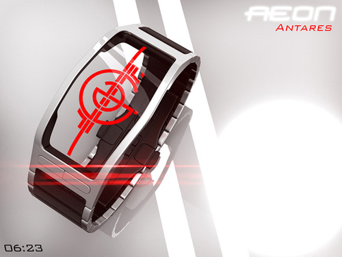 aeon transparent lcd watch, samuel jerichow, futuristic watch, gadget, Tokyoflash, Aeon design, futuristic gadget