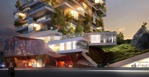 futuristic architecture, design concept, urban village, brenacgonzalez