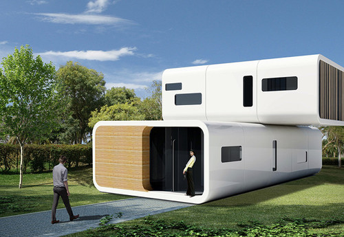 coodo, modular residential building, future design,  future homes, futuristic home