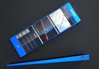 facebook phone, Tolga Tuncer, smart gadget, Blue Experience, futuristic phone