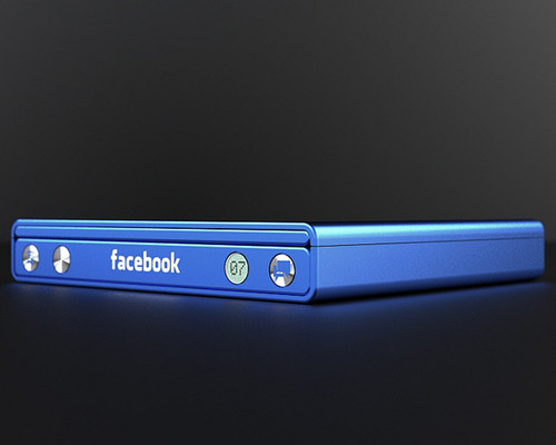 Facebook Phone concept, Facebook, Facebook Phone, Tolga Tuncer, Blue Experience, future devices