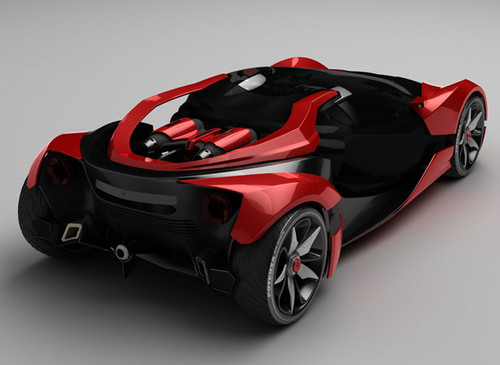 ferrari f750, concept car, futuristic cars, future vehicles, marc devauze, ferrari