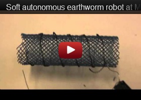 Soft robot, Autonomous robot, Earthworm Robot, MIT