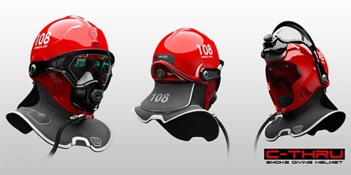 helmet to see through smoke