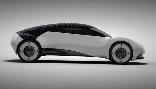 Hexa, Dimitri Bez, solar powered car, futuristic vehicle