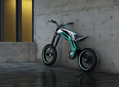 ktm trik's bike, alexandre labruyere, futuristic bike, electric bike