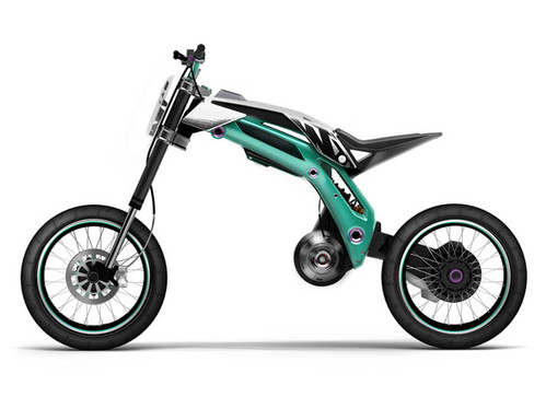 ktm trik's bike, alexandre labruyere, futuristic bike, electric bike