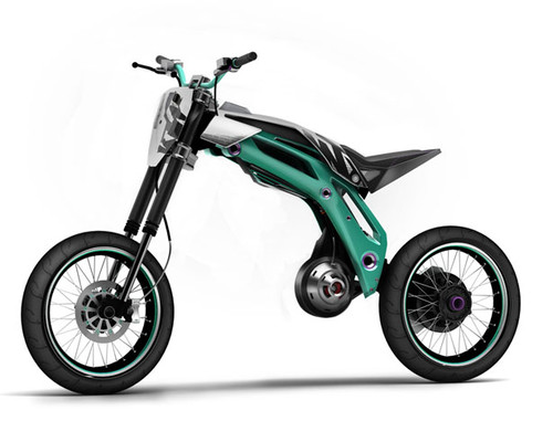 ktm trik's bike, alexandre labruyere, futuristic bike, electric vehicle