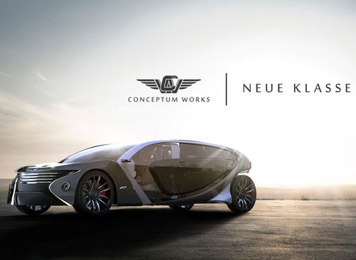 neue klasse, concept car, ying hern pow, futuristic  concept car, futuristic car
