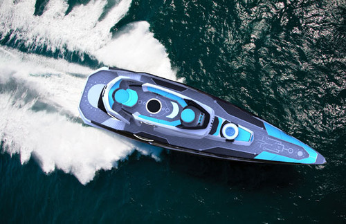 pelagus, Sebastian Campos Moller, luxury yacht, futuristic yacht, futuristic vehicles