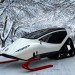 Snowmobile Concept, Michal Bonikowski, futuristic car, Snowmobile