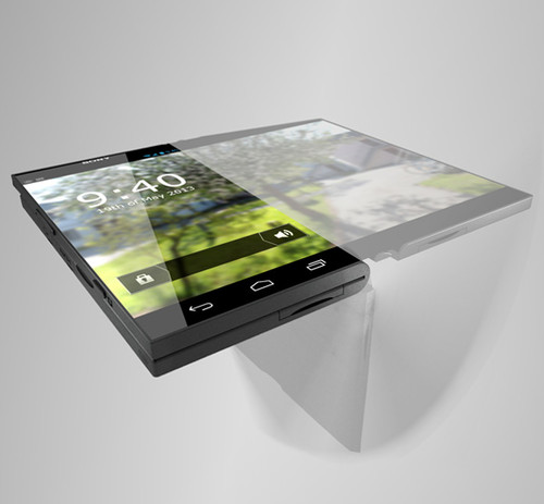 Sony, Patrik Eriksson, Pocket Tablet Concept, future devices, smart gadget