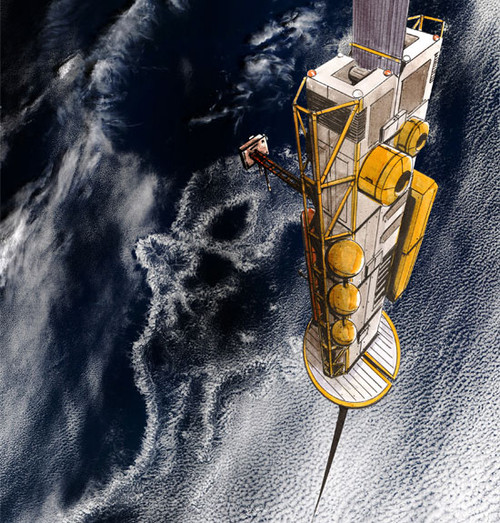 space elevator to Moon