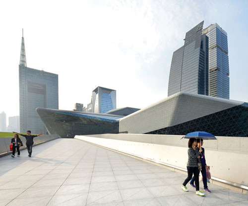 zaha hadid, futuristic architecture, Opera House, Guangzhou, Chinese architecture