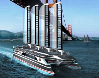 Greenline Ferry, Sauter Carbon Offset Design, Leap to Zero Greenline Ferry, Richard Sauter, green transport, America’s Cup, San Francisco Bay