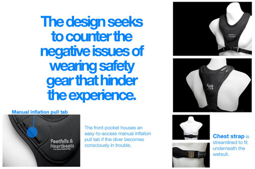 smart fabric technology, Freediving safety device, Revival Vest, James McNab, smart technologies