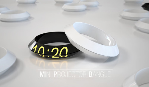 Mini Projector Bangle, Prospective Design Studio, futuristic gadgets, futuristic device