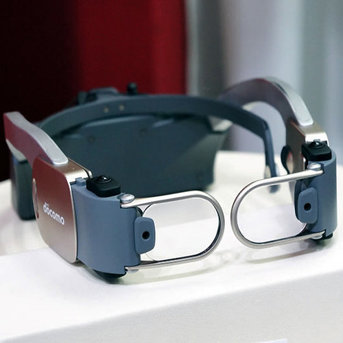 Video chat glasses, smart devices, Japan, Docomo, futuristic gadget, CEATEC conference
