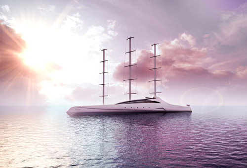 Mael Oberkampf, ICARE Hybrid Yacht, vehicles concept, futuristic car