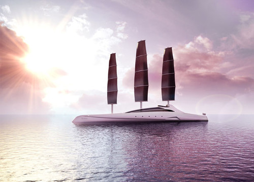 Mael Oberkampf, ICARE Hybrid Yacht, vehicles concept, futuristic car
