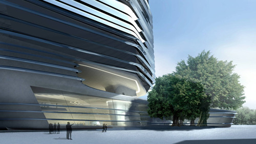 Asian architecture, Hong Kong architecture, Innovation Tower, Zaha Hadid, unusual structure, ultramodern architecture