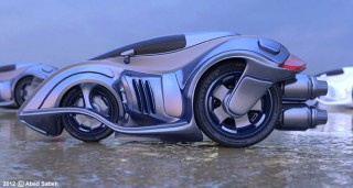 Invader Jet Strike, Abed Sabeh, futuristic Invader Jet, Invader Jet Strike, futuristic car, concept vehicle