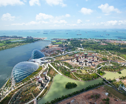 Wilkinson Eyre Architects, Singapore's Gardens, Bay Scoops, World Building of the Year Award, World Architecture Festival, Sustainable Design, Eco Architecture