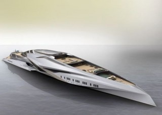 Trimaran yacht, Valkyrie, Chulhun Park, luxury yacht, yacht concept, yacht design