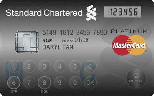 Display Card, MasterCard, Standard Chartered Bank, Singapore, interactive payment card, NagraID Security, smart devices