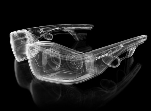 future gadget, Video Glasses, futuristic devices, Carl Zeiss, Cinemizer, Cinemizer OLED glasses, Multimedia Video Glasses