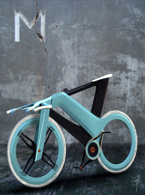future, futuristic, Madella Simone, MOOBY, futuristic bike, future bike, fashionable bike, bike concept, design bike