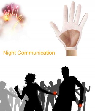 LED silicone glove, Night Communication, Wang Lili, future concepts, future gadget, futuristic devices, gadgets in the future, future devices