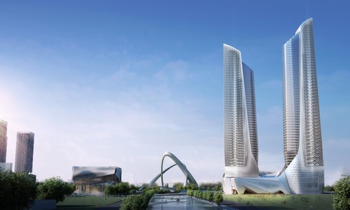 future, Youth Olympic Center, Zaha Hadid, Nanjing, future buildings, unusual structure, futuristic architecture, futuristic