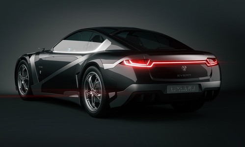 future, Tronatic Production, Tronatic Everia, muscle car, French muscle car, car concept, electric car, future car, futuristic