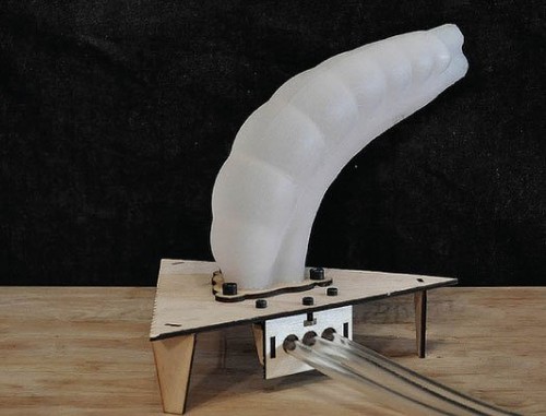 future, Matthew Borgatti, 3-D printed silicone robot, 3-D printed robot, silicone robot, robotics, futuristic