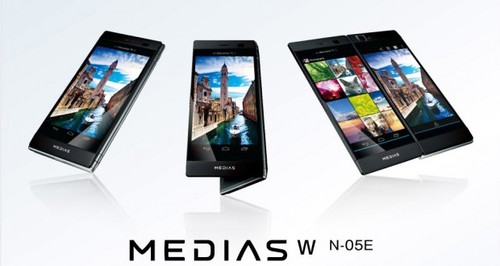 future, NEC Medias W N-05E, future gadgets, futuristic devices, dual-screen smartphone, futuristic smartphone, futuristic