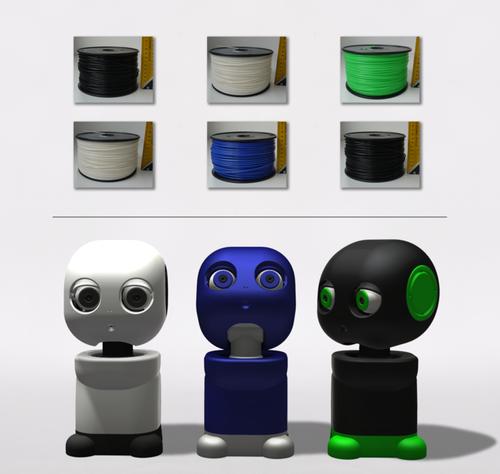 future, MAKI, Hello Robo, 3D Printable Humanoid Robot, Humanoid Robot, 3D, 3D Printing, robotics, future robots, robotics, robot concept, futuristic