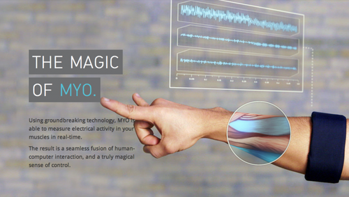 future, MYO armband, MYO, Kitchener, futuristic device, future gadget, gesture-control systems, Thalmic Labs, futuristic