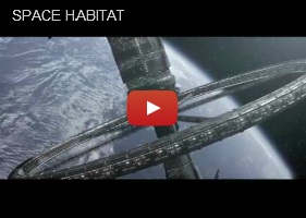 space future, life in space, futuristic colony, Space Habitat, Uzi Berko, year 2145