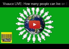 Vsauce LIVE, Future Humanity, How Many People Can Live On Earth?