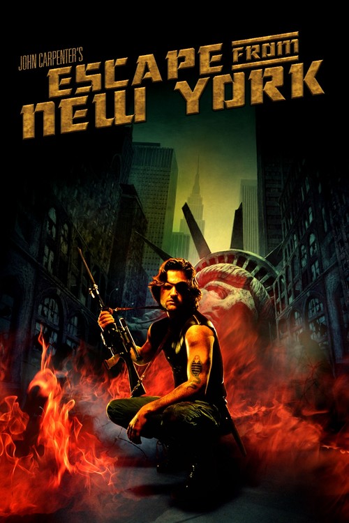Buy on Amazon: Escape From New York 1981 DVD, post-apocalyptic, dystopia, futuristic movie, anti-utopia