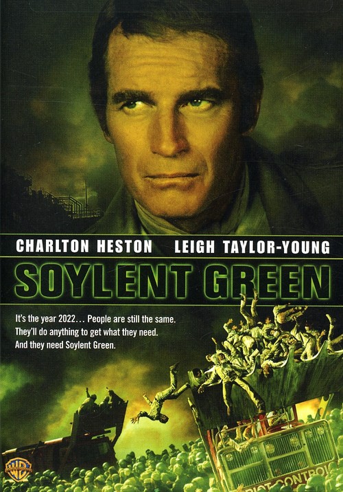 Soylent Green buy on amazon, dystopia, futuristic movie, anti utopia