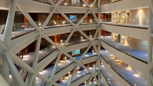 future architecture, capital gate building, Abu Dhabi, leaning tower, futuristic architecture
